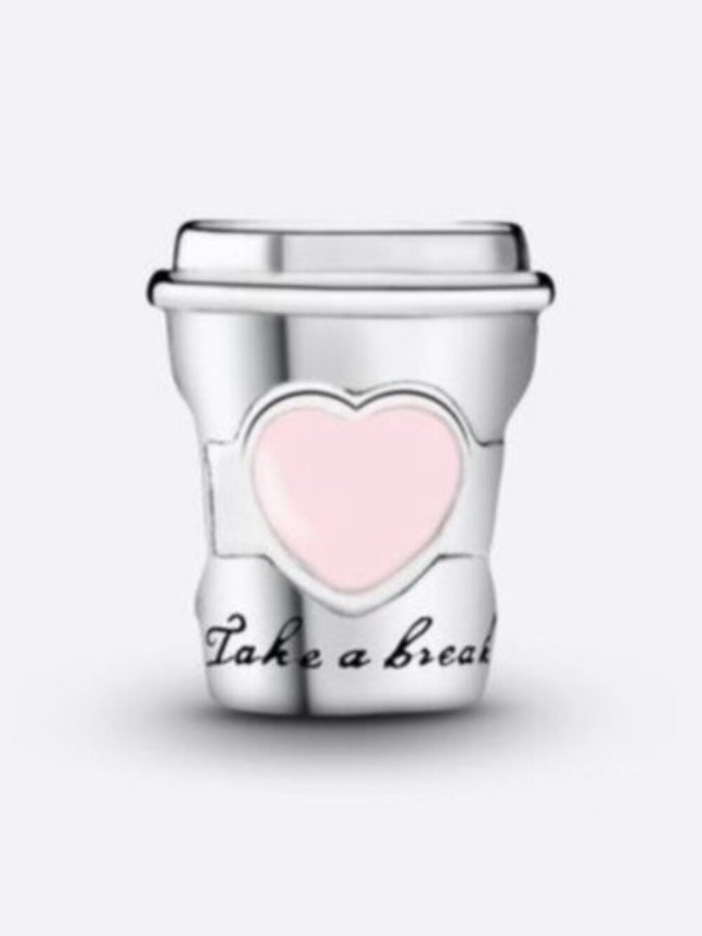 Pandora Take a Break Coffee Cup Charm